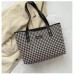 Grameen check tote bag